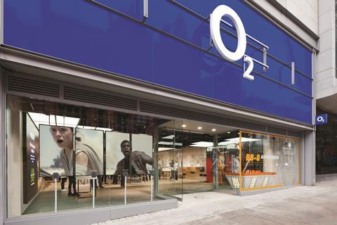 The new-look O2 store on Manchester's Market Street